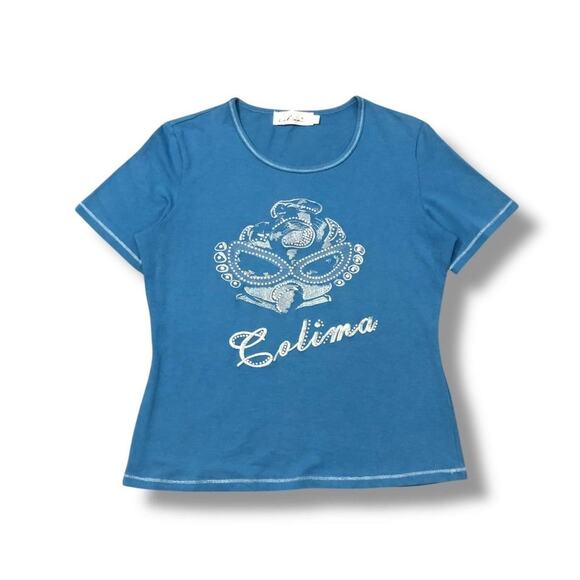 Coline Y2K Rhinestone Top - Picture 1 of 4